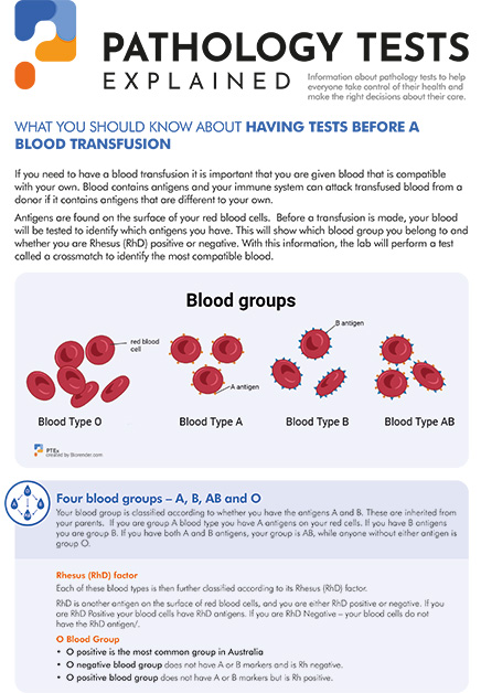 Transfusion tests